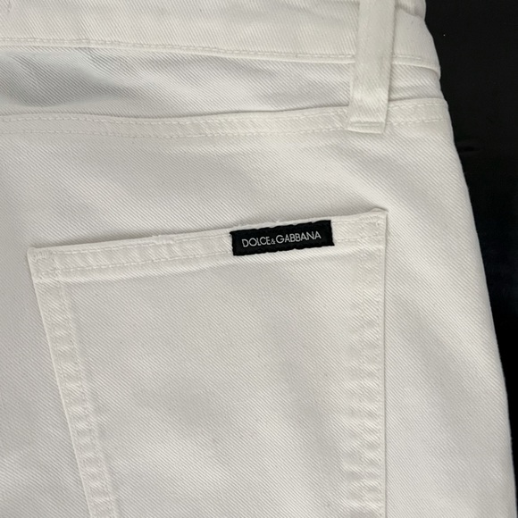 NWT Dolce & Gabbana white denim pants size 40. - Picture 4 of 8